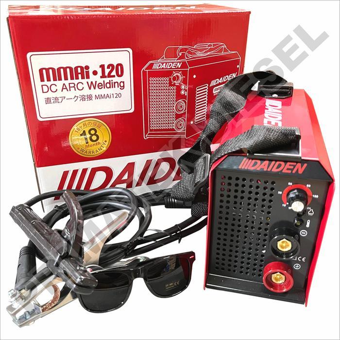 Daiden MMAi 120 - Mesin Las Listrik Daiden 120A / Trafo Las Welding Inverter Daiden MMA 120 A
