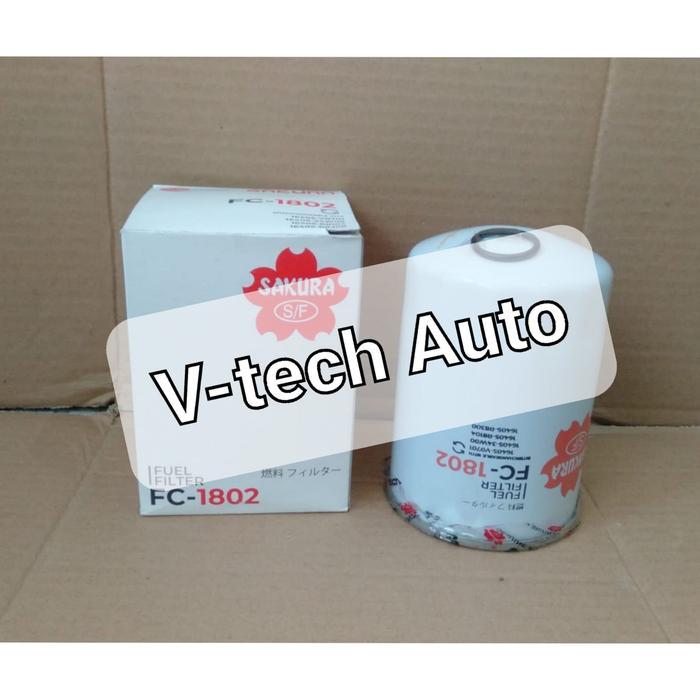 Fuel Filter Solar Nissan Cd17 Sd25 16405-34W00 Fc-1802 Fc1802 Sakura