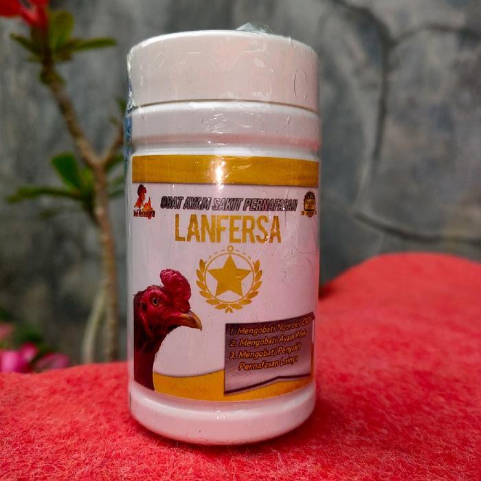 DISKON OBAT AYAM NGOROK & FLU LANFERSA MENGOBATI AYAM SAKIT NGOROK SNOT CRD PILEK HERBAL ALAMI AMPUH