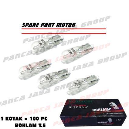 Bohlam Gigi Speedometer Bohlam Lampu Speedometer Bohlam Lampu T6.5 6,5 T-6.5 Clear Putih
