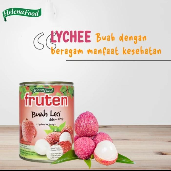 Fruten Buah Leci.Buah Leci Kaleng