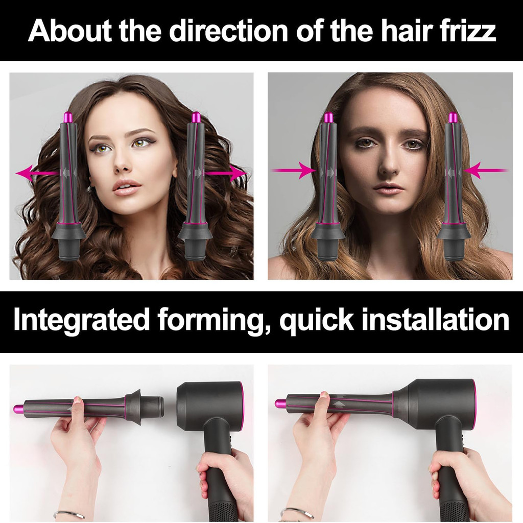 1.6 Inch40MM 30MM Long Hair Curling Barrels Compatible with Dyson Airwrap Styler HS05HS01 For Dyson