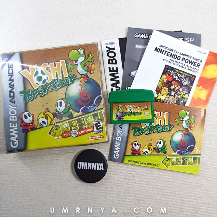 Original Yoshi Topsy Turvy Nintendo Gameboy GBA Universal Gravitation