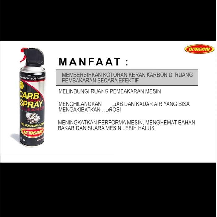 Ykp Carb Carburator Cleaner CC Burgari Pembersih Karburator 500ml