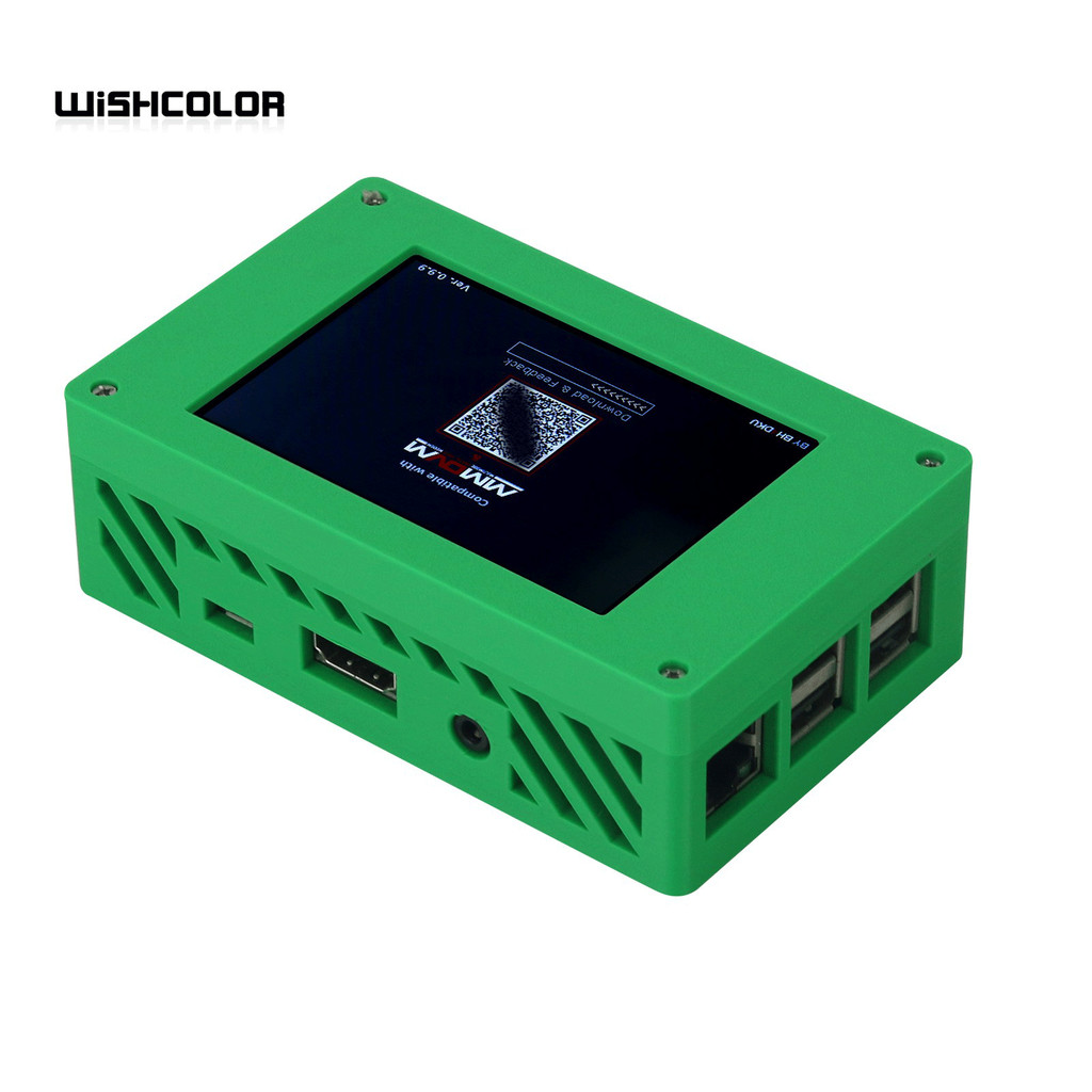 HAMGEEK GREEN MMDVM HOTSPOT MMDVM MODEM WITH WIFI & 3.5" SCREEN FOR CONNECTION TO PHONE HOTSPOT &