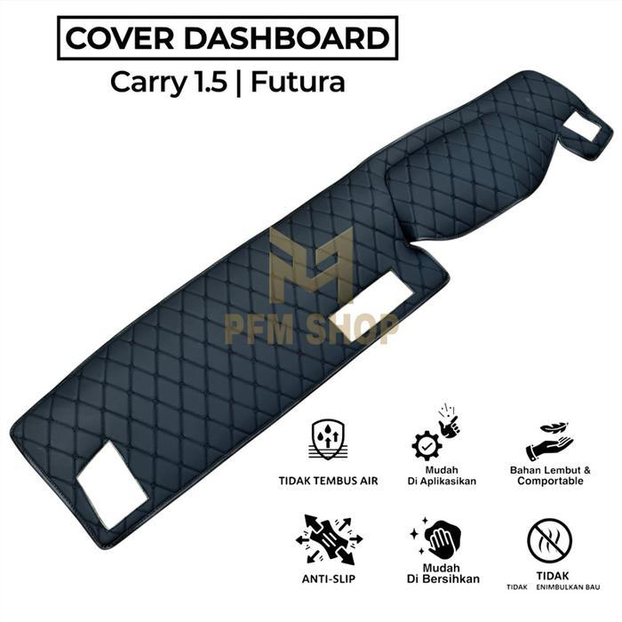 Pfmshop Cover Dashboard Mobil Carry 1.5 Futura T120Ss Motif Diamond Anti Air Tahan Panas Desain