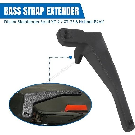 BASS STRAP EXTENDER FITS FOR STEINBERGER SPIRIT XT-2 / XT-25 HOHNER B2AV - ONLY AVAILABLE FOR
