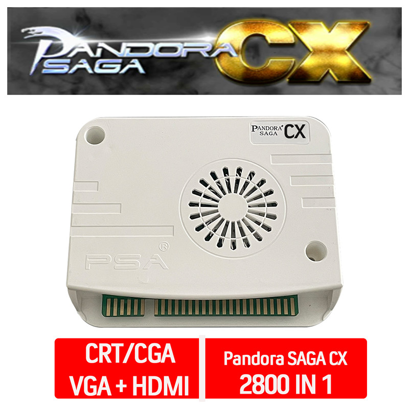 3D Pandora Saga Plus Special Arcade CX 2800 in 1 Jamma Box Arcade Games Board VGA HDMI 720P CGA CRT