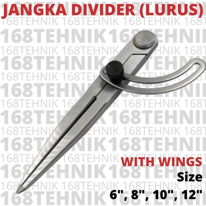 Terlaris JANGKA BESI 10" JANGKA LURUS SAYAP 10 WING COMPASS CALIPER 10" SALE