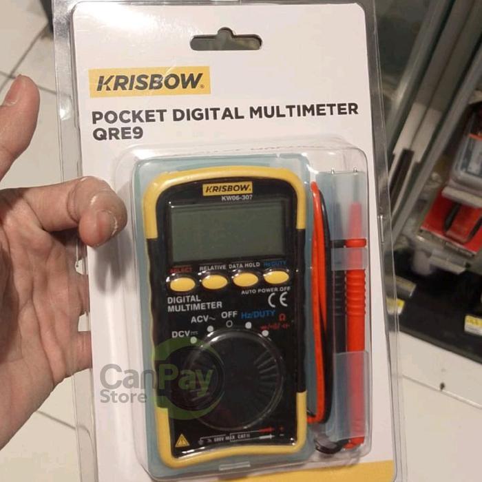 RELMARAMA Krisbow Alat Ukur Multimeter Digital Digital Multimeter