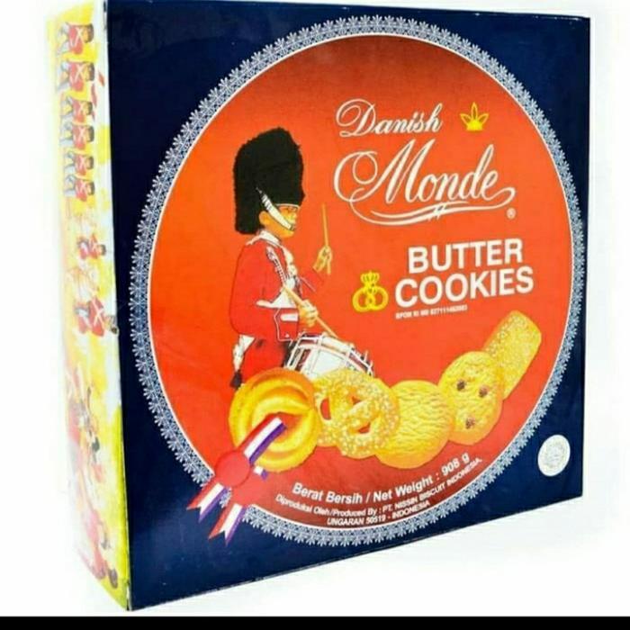 YUMMY Monde Butter Cookies Blue 454g Biskuit