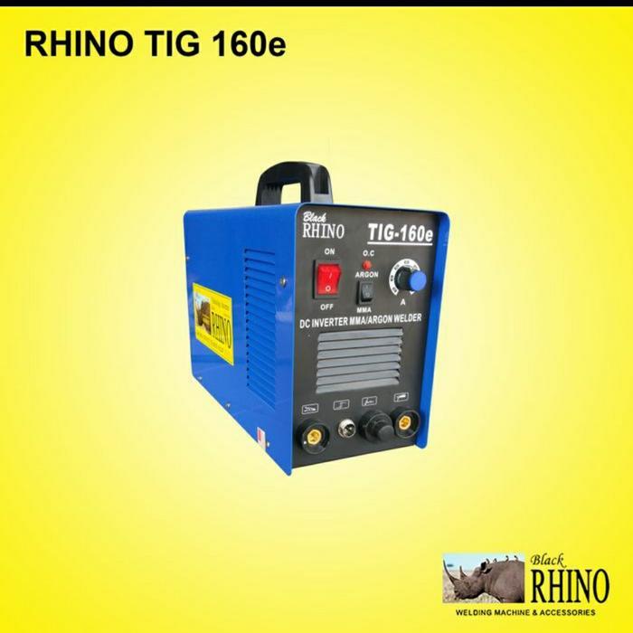 Mesin las tig Rhino travo las tig argon rhino 160e biru