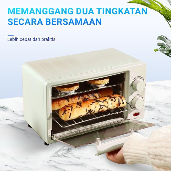 SALE Oven Listrik Mini Kapasitas 12L Finito Alat Pemanggang Roti Pemanas Atas Bawah Stainless