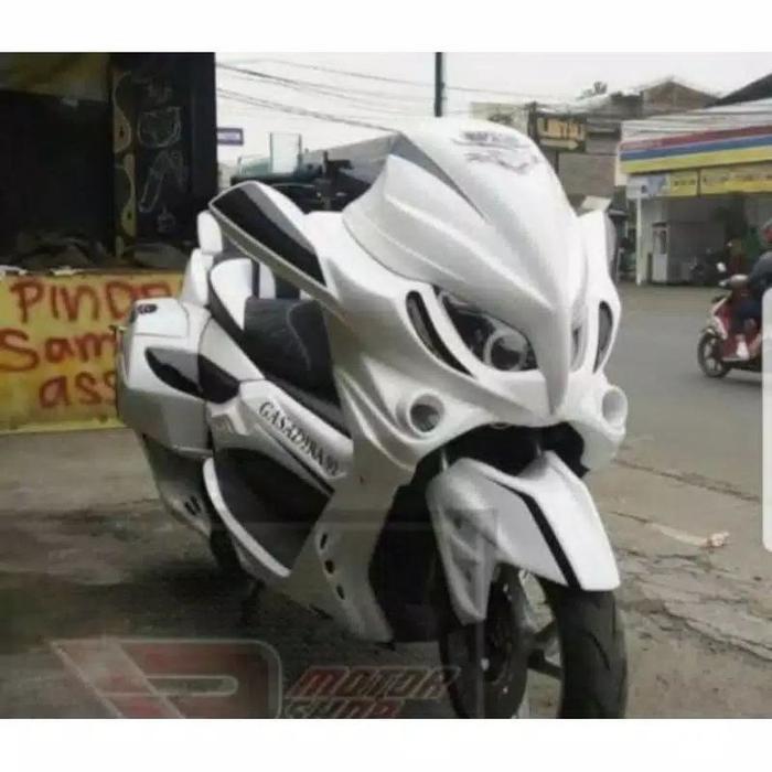 PAKET FULL MODIFIKASI NMAX PREDATOR 2020 edition BLACK N WHITE