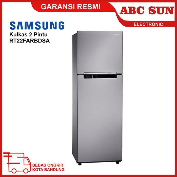 Samsung RT22FARBDSA Kulkas 2 Pintu 234 Liter Silver Plus Deodorizer Digital Inverter Moist Fresh Zon