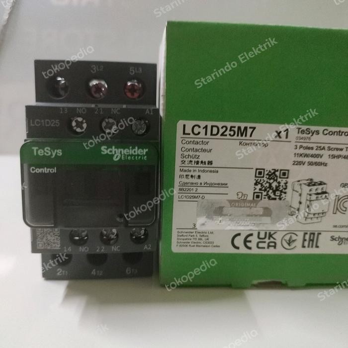 kontaktor Schneider Lc1d25 contactor Schneider Lc1-d25