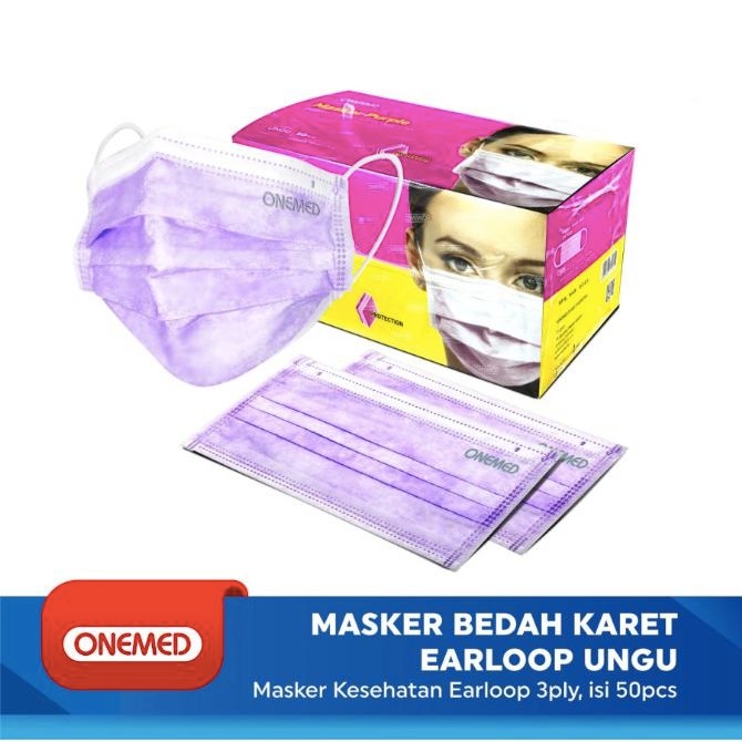 KJ masker ungu onemed