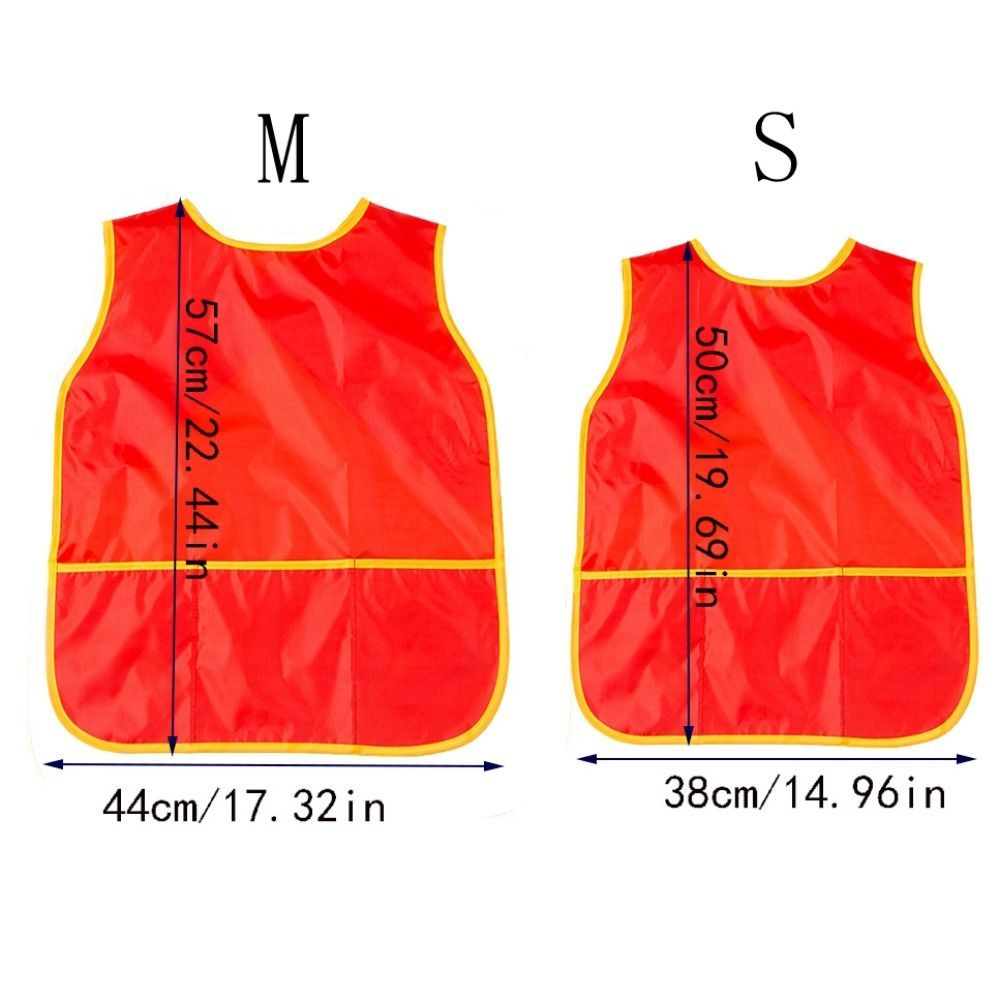 BAHABY 4Pcs Kids Art Smock Kids Apron Waterproof Painting Aprons with 3 Pockets Art Smocks for Kids