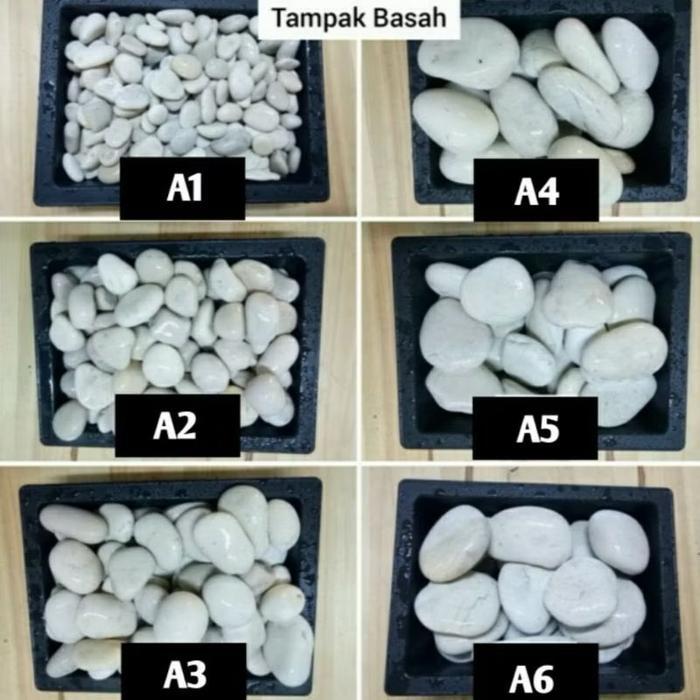 Batu Koral Pancawarna/Batu Koral Putih/Batu Koral Hitam/ Batu Koral Hias Terbatas