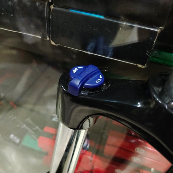 FORK SUSPENSI SEPEDA MTB UKURAN 27.5 MERK SUNTOUR XCM30 TRAVEL 120