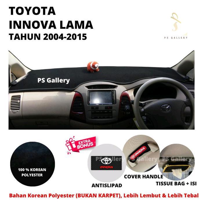 Aksesoris Premium Alas Cover Dashboard Mobil Innova Lama