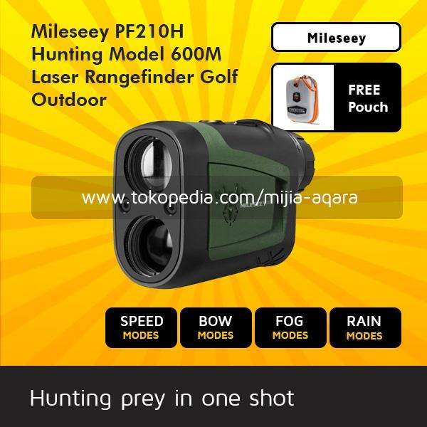 Mileseey Pf210H 600M Hunting Berburu Ry Laser Rangefinder Terproof