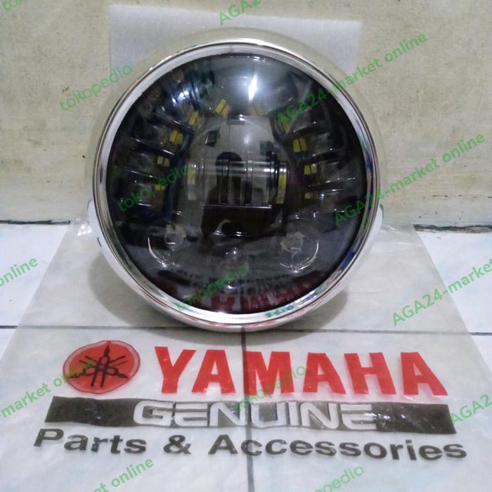 Headlamp Reflektor Lampu Daymaker Bulat Rx king New Peredam Vixion Old