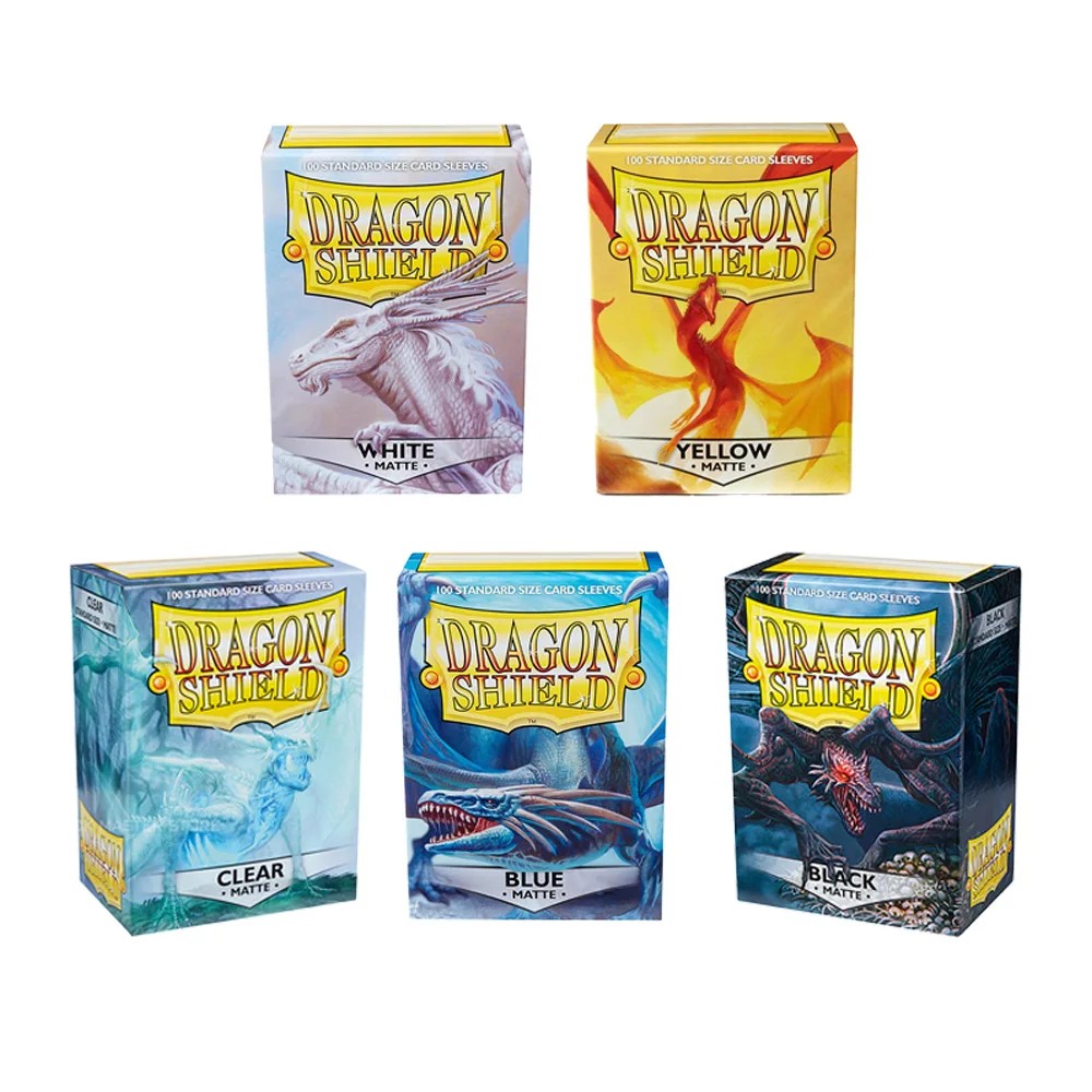 PROMO HARI INI  100pcs/Box 66*91cm Matte Cards Sleeves Dragon Shield Cards Cover Cards Protector for