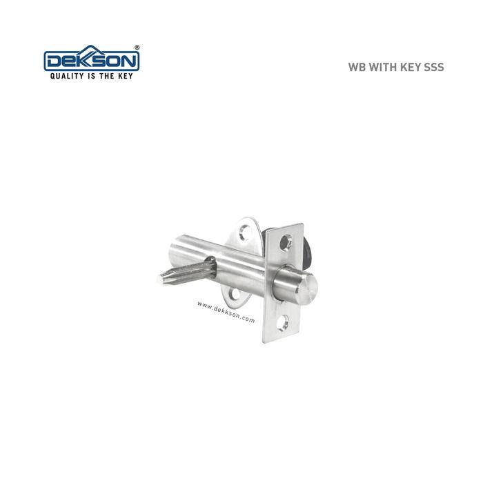 DEKKSON Window Bolt WB WITH KEY SSS