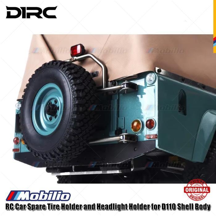 D1Rc Rc Car Spare Tire Holder And Headlight Holder For D110 Shell Body