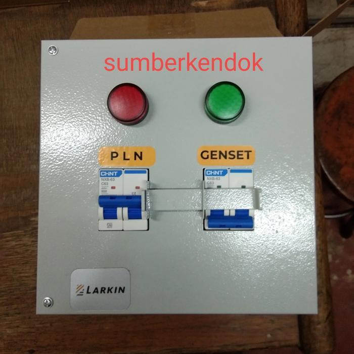 Chint Panel Interlock 2P 63A Switch Pln - Genset Ohm Saklar Cos 1-0-2