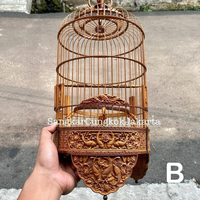 Sangkar Cungkok Pleci D22 Longchim Full Ukir 2D Ori Vietnam