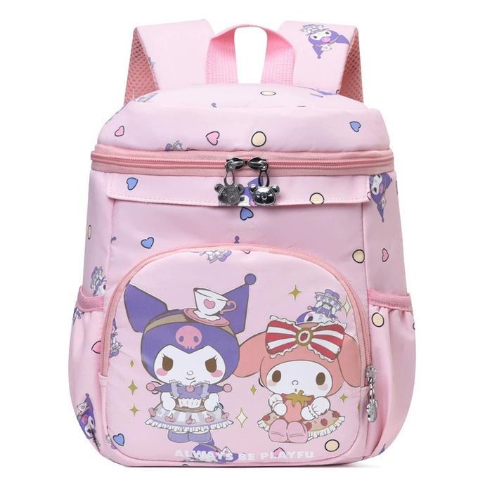 7lc9- Kinokimi - Tas Ransel Mungil / Tas Sekolah Anak Perempuan / Aesthetic Backpack Motif