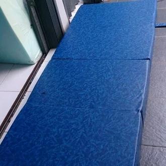 Sarung - Cover Kasur Busa INOAC Lipat 4 Bahan Kalep Waterproof Single