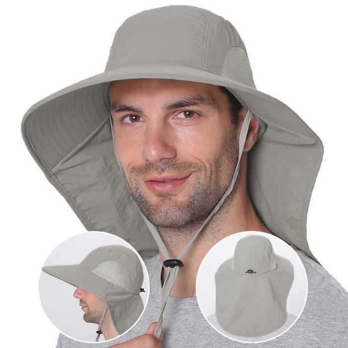 Eiger - Topi Rimba Mancing Hiking Outdoor Pria Laki Dewasa Anti Uv Sinar Matahari Waterproof Boonie