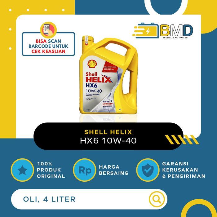 hi5f- Shell Helix Hx6 10W-40 - 4 Liter