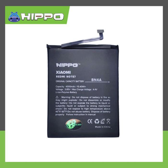 HEN HIPPO BATERAI BN4A XIAOMI REDMI NOTE 7 REDMI NOTE 7 PRO 4000 MAH