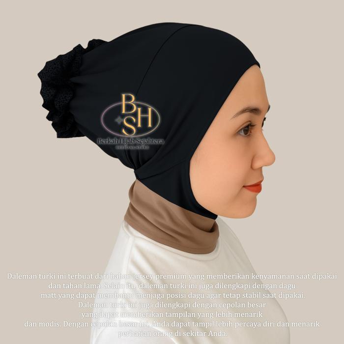 TERLARIS Ciput DAGU / DALAMAN Jilbab Turki DAGU Dalaman Hijab anti geser Kerudung READY