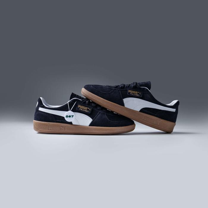 Khusus Gosend Puma Palermo Black White Gum Suede