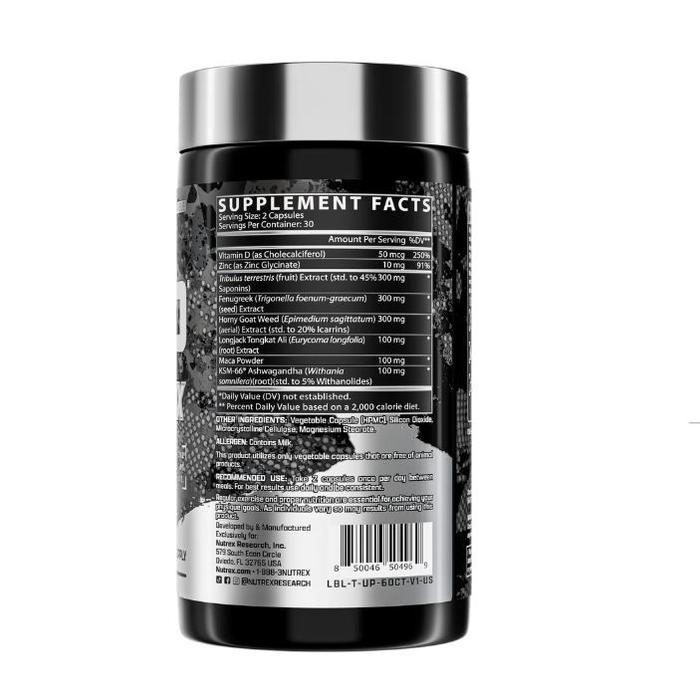 Nutrex T Up (120Caps) Testo Booster Natural Testoterone Booster Produk Unggulan
