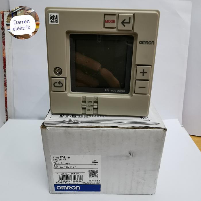 OMRON TIME SWITCH H5L-A, 24JAM 7HARI,100/240VAC