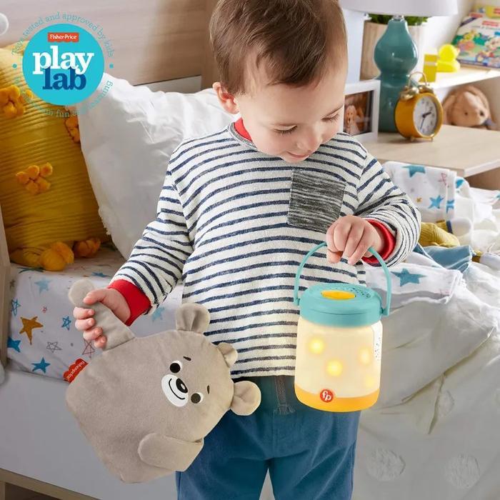 Fisher Price GRR00 Newrn Calming Cub & Firefly Soother Lampu Tidur
