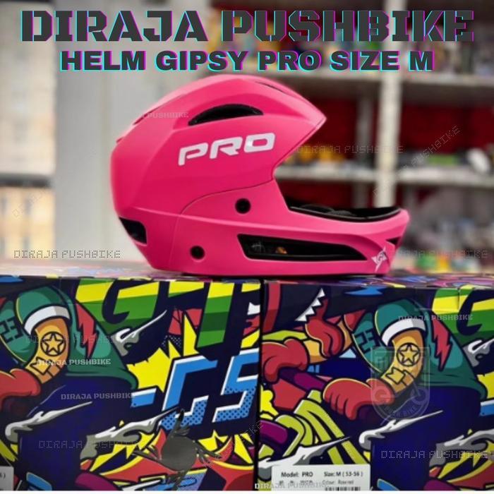 Ready Helm Pushbike Gipsy PRO Original Kid Bike Full Face Balance Bike Helmet Helm Anak