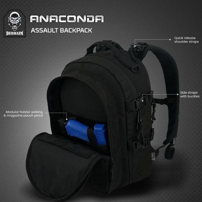 Tas Ransel Tactical Durhaim Anaconda Backpack Multifungsi Outdoor Edc Bag Original