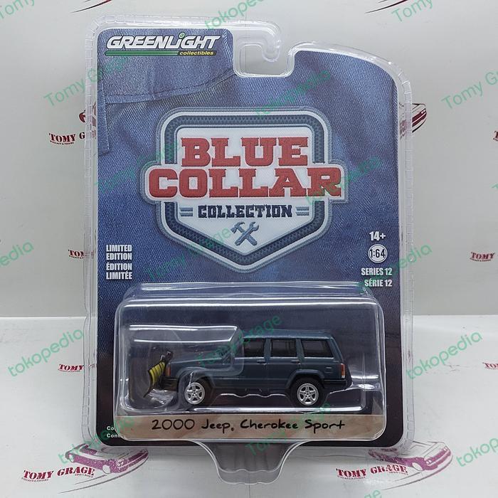 GREENLIGHT BLUE COLLAR 12 2000 JEEP CHEROKEE SPORT
