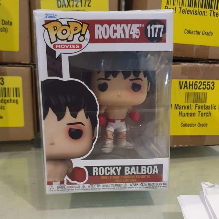 FUNKO POP ROCKY 45TH ROCKY BALBOA 1177 COLLECTOR GRADE