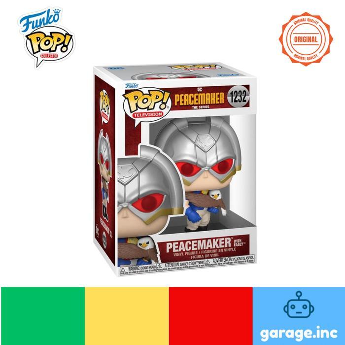 FUNKO POP TELEVISION: PEACEMAKER - PEACEMAKER WITH EAGLY NO.1232