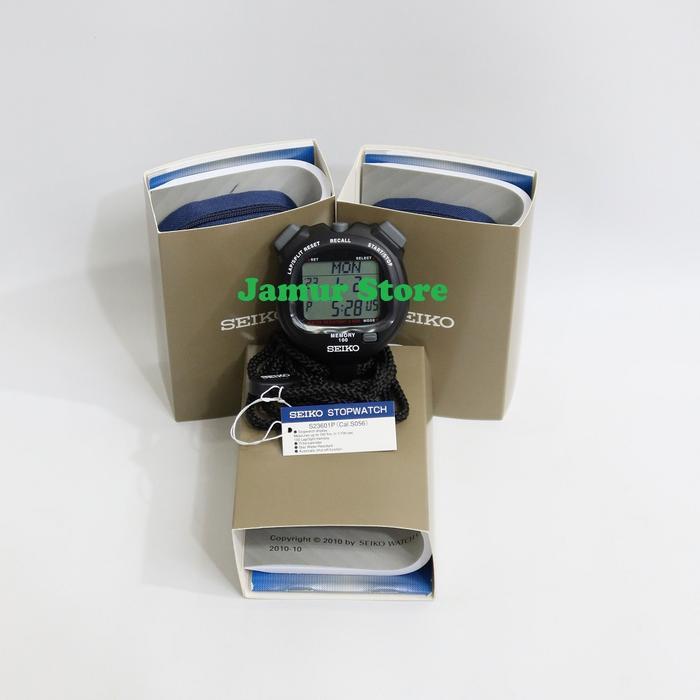 Stopwatch SEIKO 100 Lap Memory Seiko Stopwatch S23601 Hitam Outdoor Best