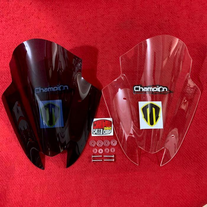 Windshield Visor Sectbill Model TDR Smoke Clear Polos Yamaha NMAX Old