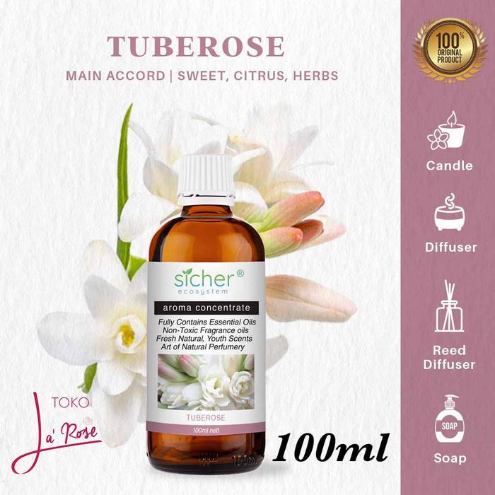 Aromatherapy Tuberose 100Ml Essential Oil Aroma Terapi Sedap Malam